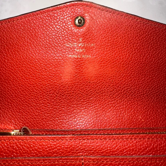 Louis Vuitton Empreinte Curieuse Red Wallet w/Insert - Gently Loved! - Picture 3 of 12